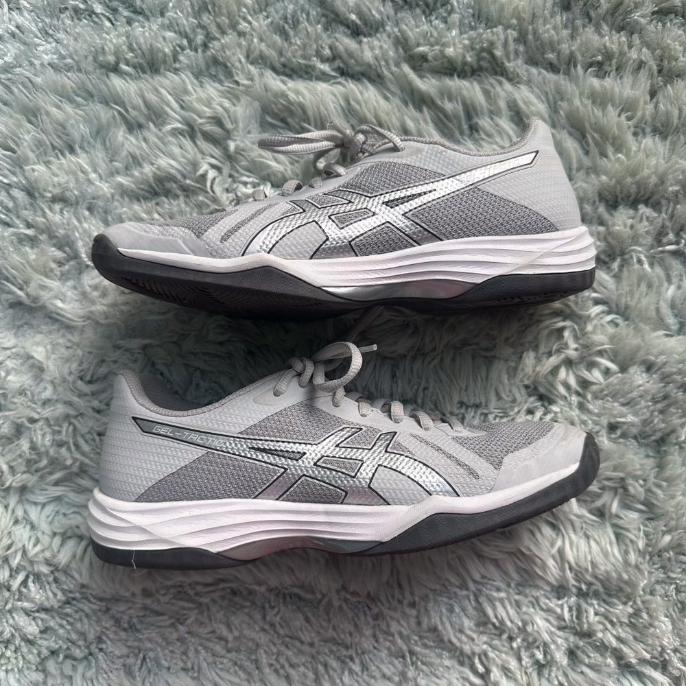 Asics Women's Gray Gel-Tactic 2 Volleyball Shoes